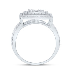 1 7/8CTW-DIA ANA M FASHION SQUARE BAGUETTE BRIDAL RING