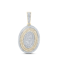 1 1/3CTW-DIA NK FASHION INITIAL "O" PENDANT