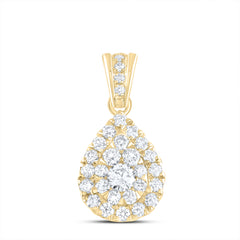 5/8CTW-DIA ANA M ELITE FASHION PEAR PENDANT