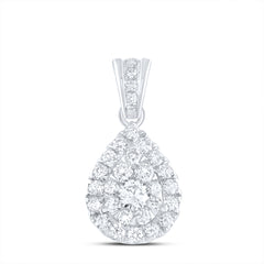5/8CTW-DIA ANA M ELITE FASHION PEAR PENDANT