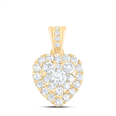 3/4CTW-DIA ANA M ELITE FASHION HEART PENDANT