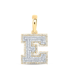 3/4CTW-DIA P1 GIFT INITIAL "E" PENDANT