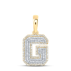 5/8CTW-DIA P1 GIFT INITIAL "G" PENDANT