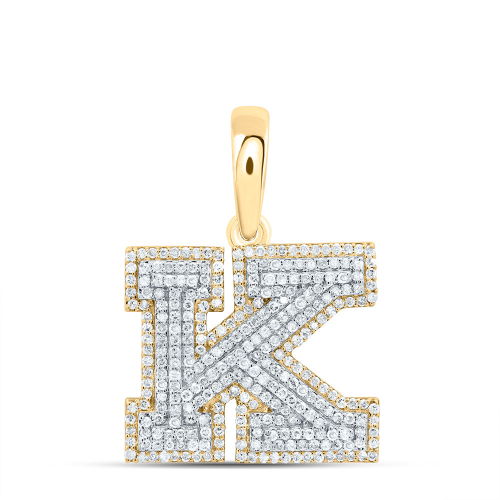 7/8CTW-DIA P1 GIFT INITIAL "K" PENDANT