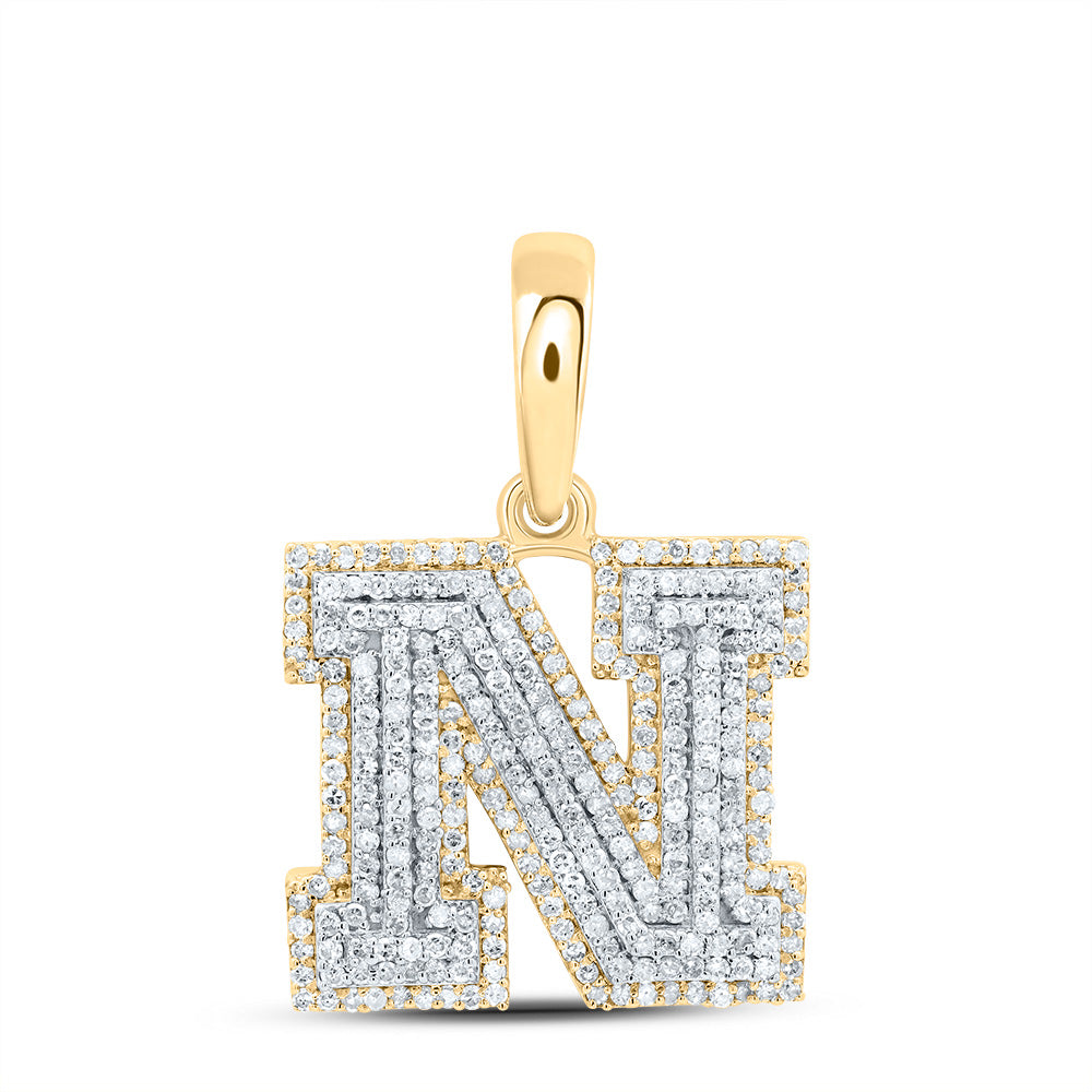 7/8CTW-DIA P1 GIFT INITIAL "N" PENDANT