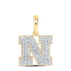 7/8CTW-DIA P1 GIFT INITIAL "N" PENDANT