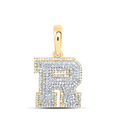 7/8CTW-DIA P1 GIFT INITIAL "R" PENDANT