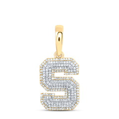 3/4CTW-DIA P1 GIFT INITIAL "S" PENDANT
