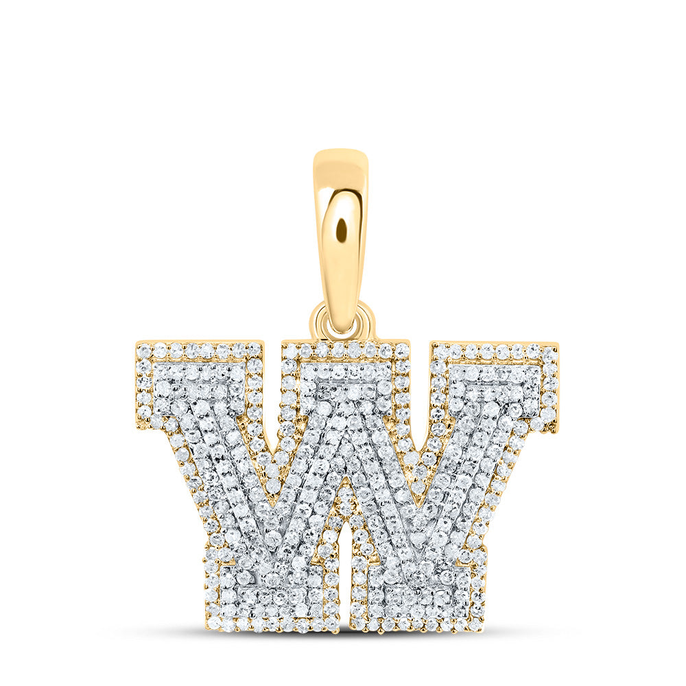 1CTW-DIA P1 GIFT INITIAL "W" PENDANT