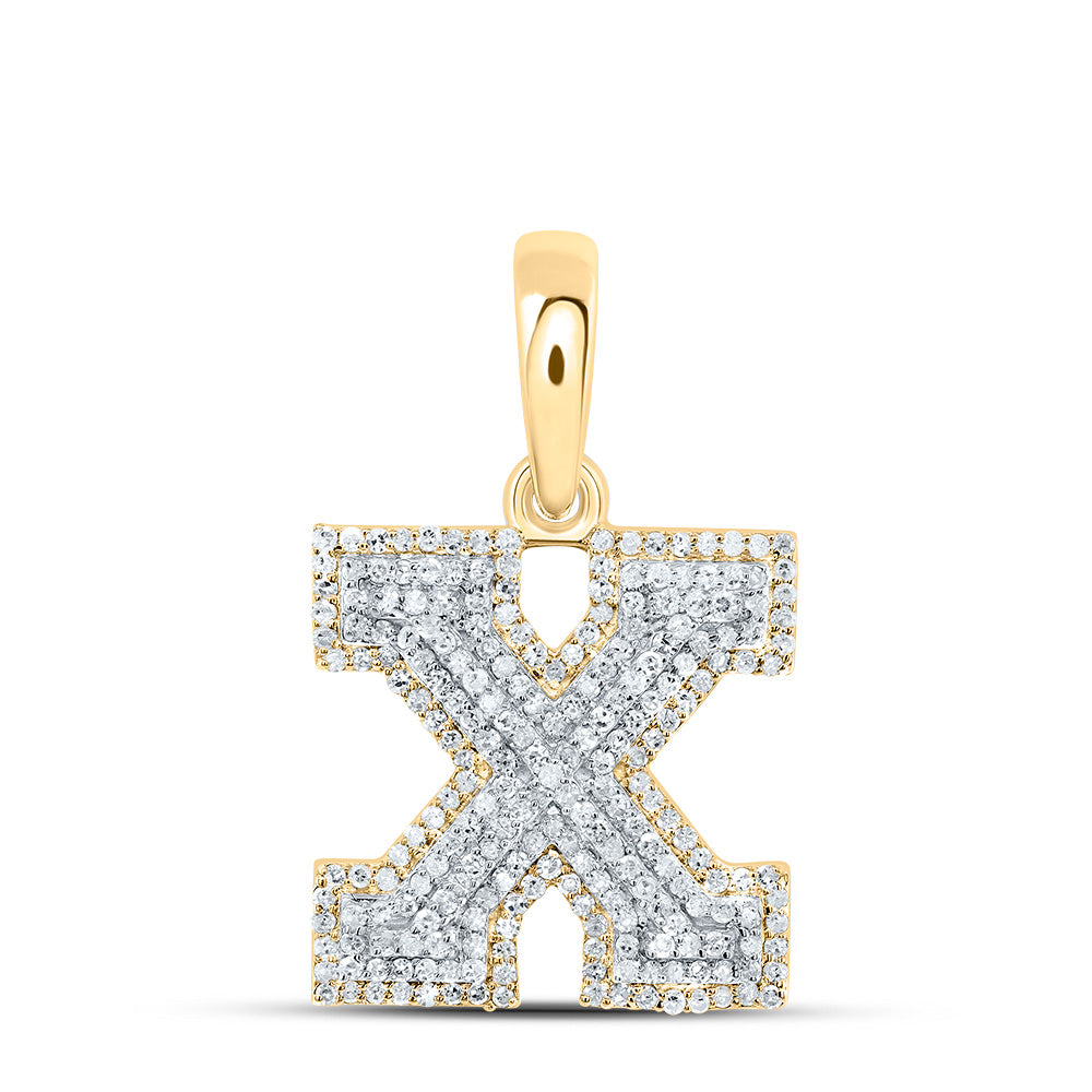 5/8CTW-DIA P1 GIFT INITIAL "X" PENDANT