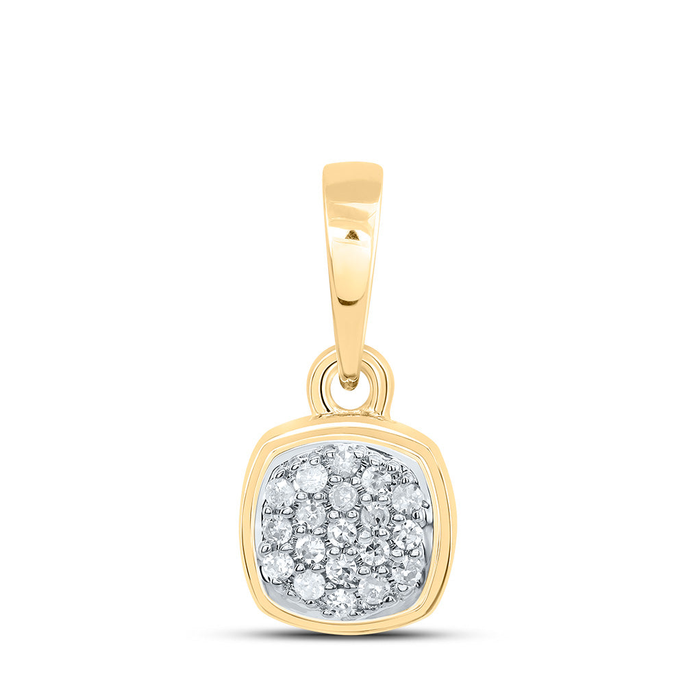 1/20CTW-DIA P1 GIFT CUSHION PENDANT