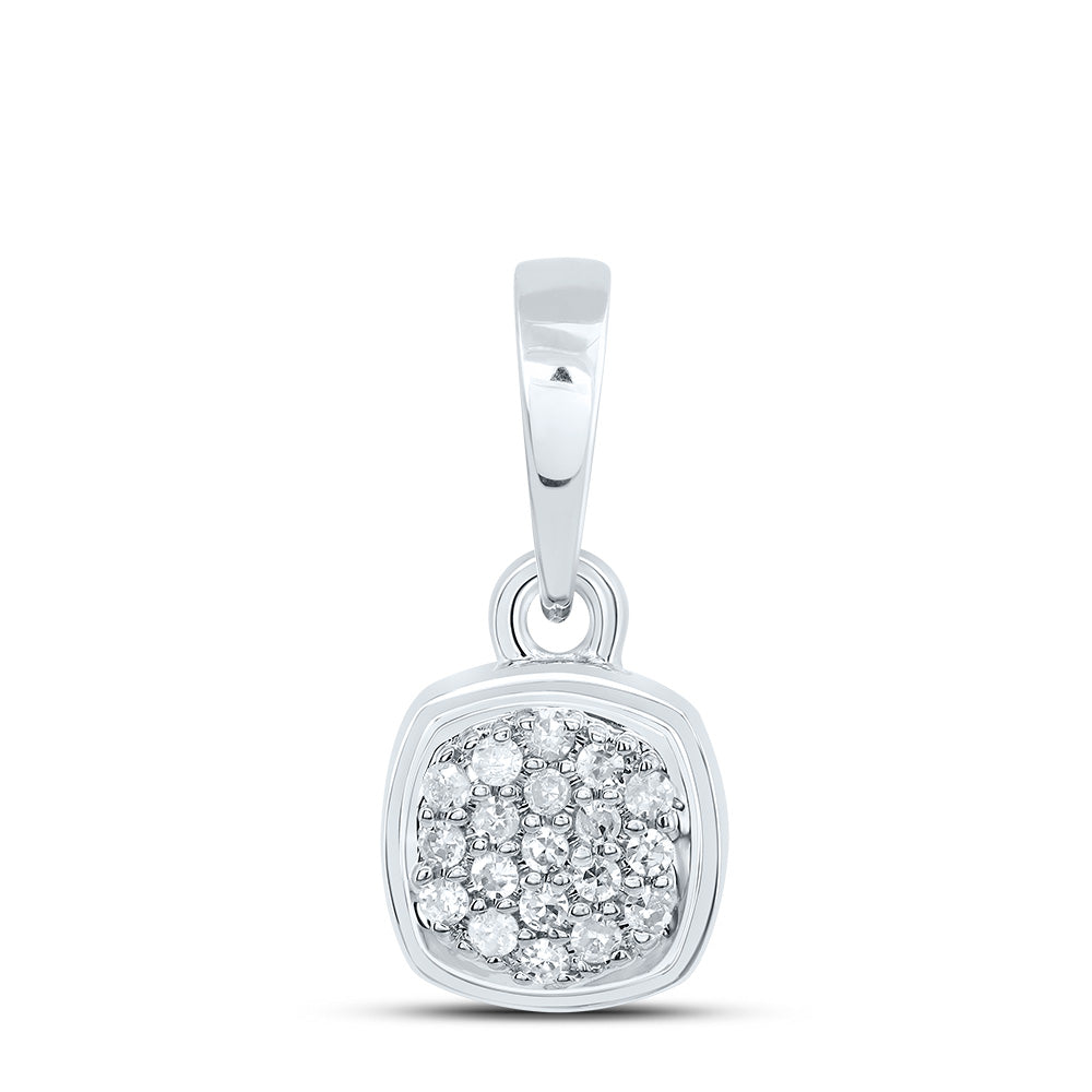 1/20CTW-DIA P1 GIFT CUSHION PENDANT