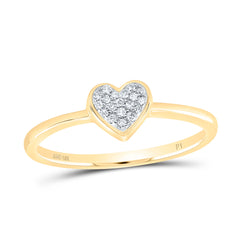 1/20CTW-DIA P1 GIFT HEART RING