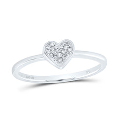1/20CTW-DIA P1 GIFT HEART RING