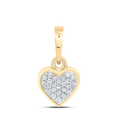 1/20CTW-DIA P1 GIFT HEART PENDANT