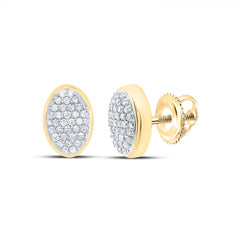 1/5CTW-DIA P1 GIFT OVAL STUD EARRING