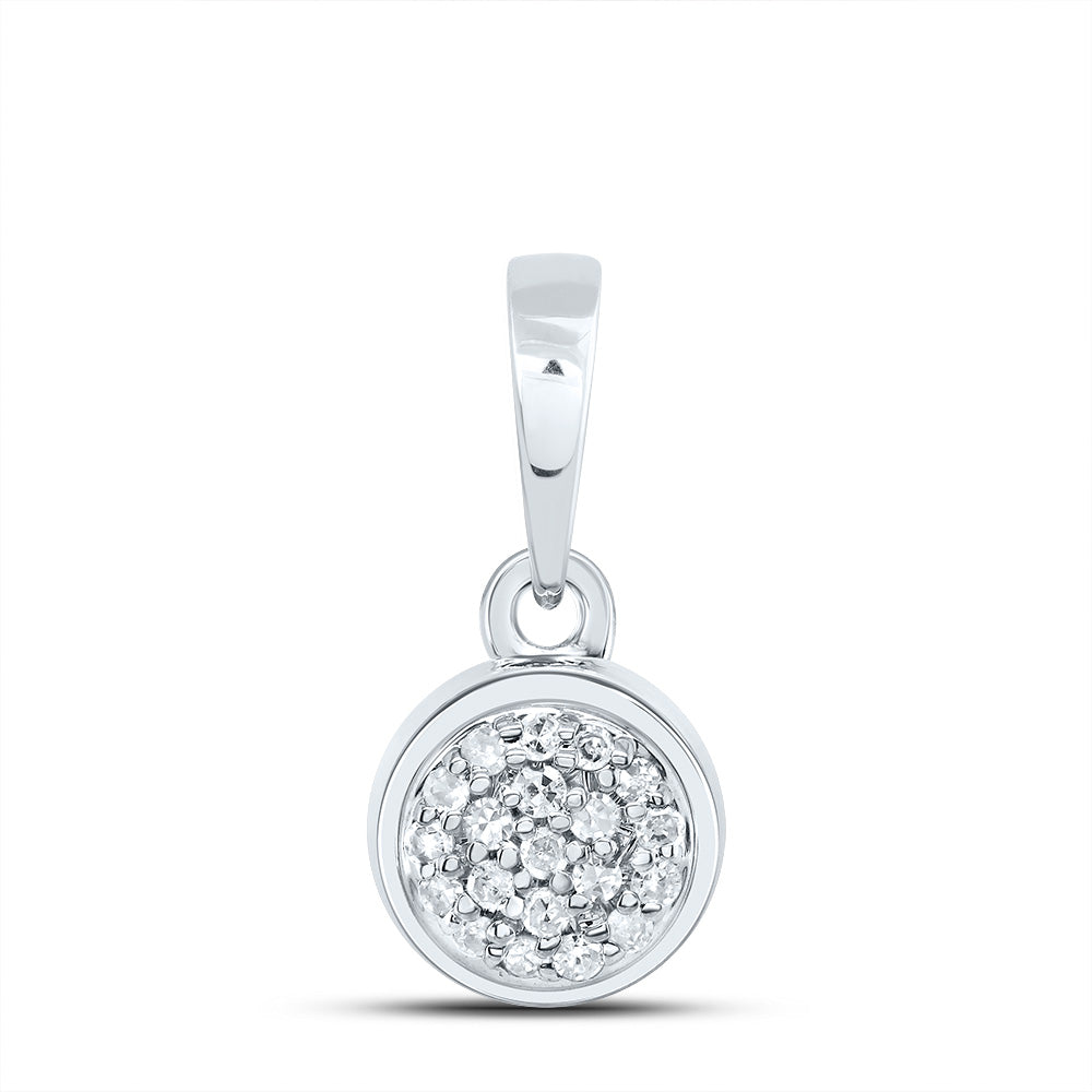 1/20CTW-DIA P1 GIFT ROUND PENDANT