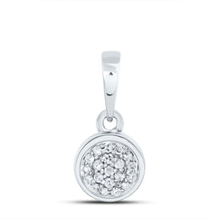 1/20CTW-DIA P1 GIFT ROUND PENDANT