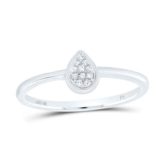0.03CTW-DIA P1 GIFT PEAR RING