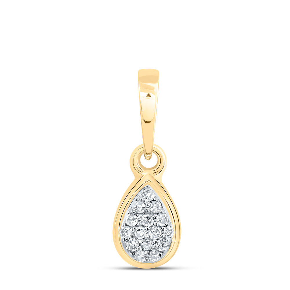 1/20CTW-DIA P1 GIFT PEAR PENDANT