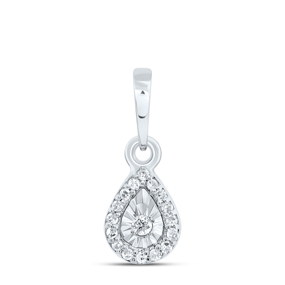 1/20CTW-DIA P1 GIFT PEAR PENDANT