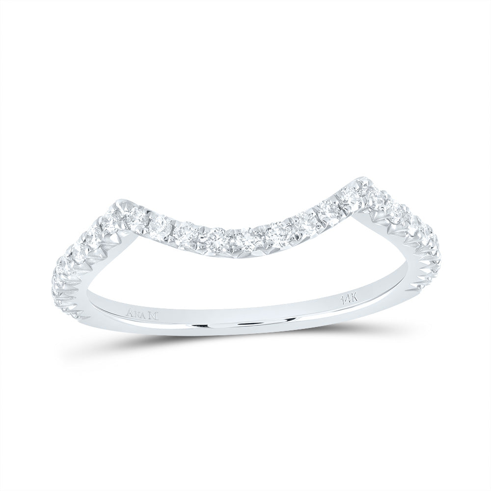14k Gold 1/3 CTW-Natural Diamond Fashion Cnc Pear Band Gram