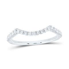 14k Gold 1/3 CTW-Natural Diamond Fashion Cnc Square Band Gram