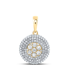 3/4CTW-DIA NK FASHION ROUND PENDANT