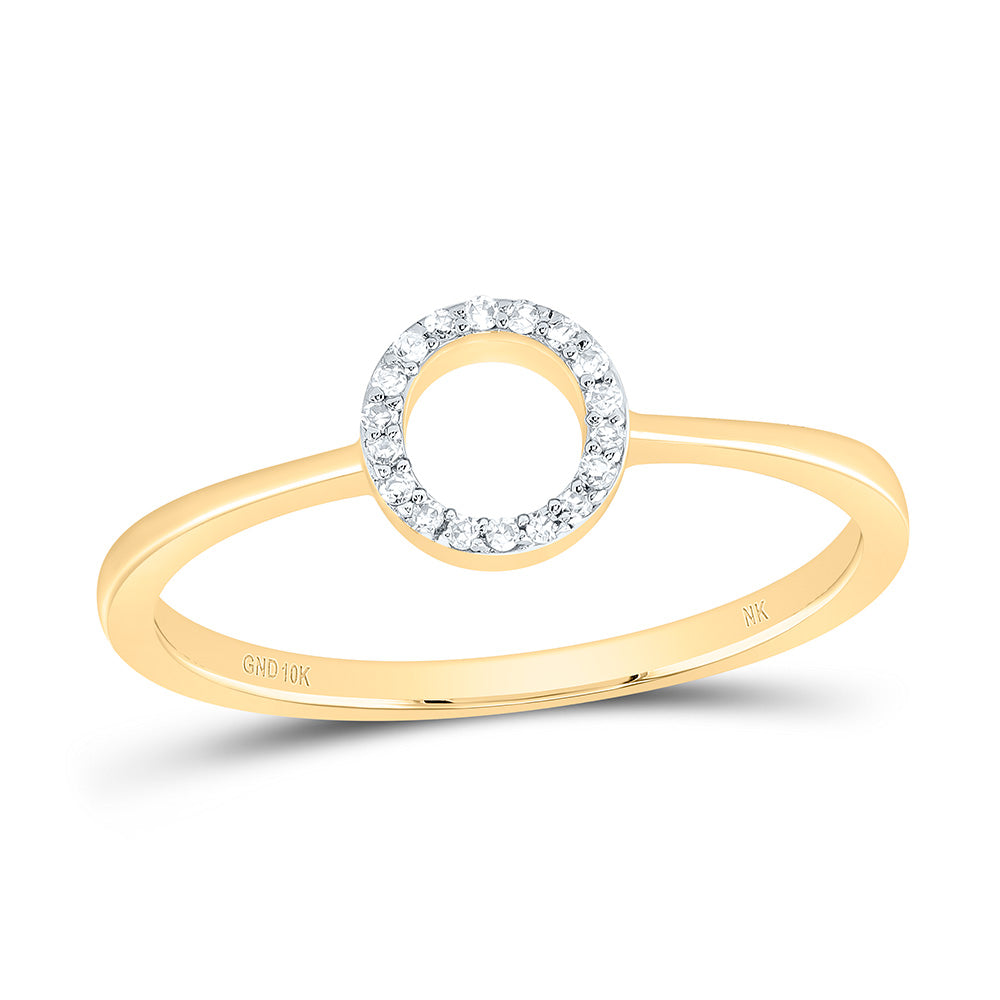1/20CTW-DIA NK GIFT INITIAL "O" RING