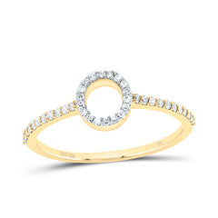 1/6CTW-DIA NK GIFT INITIAL "O" RING