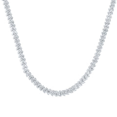 Sterling Silver 6 5/8 CTW-Natural Diamond 6MM Franco Men'S Chain (20 Inch ) 41.00 Gram