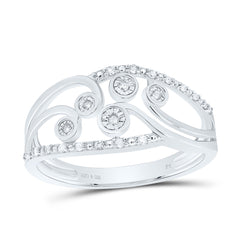 Sterling Silver 1/12 CTW-Natural Diamond Gift Ring