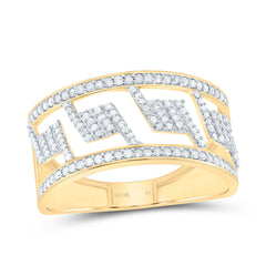 Sterling Silver 3/8 CTW-Natural Diamond Gift Mens Ring
