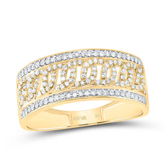 10k Gold 1/2 CTW-Natural Diamond Mens Ring