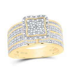 Sterling Silver 1/2 CTW-Natural Diamond Gift Ring