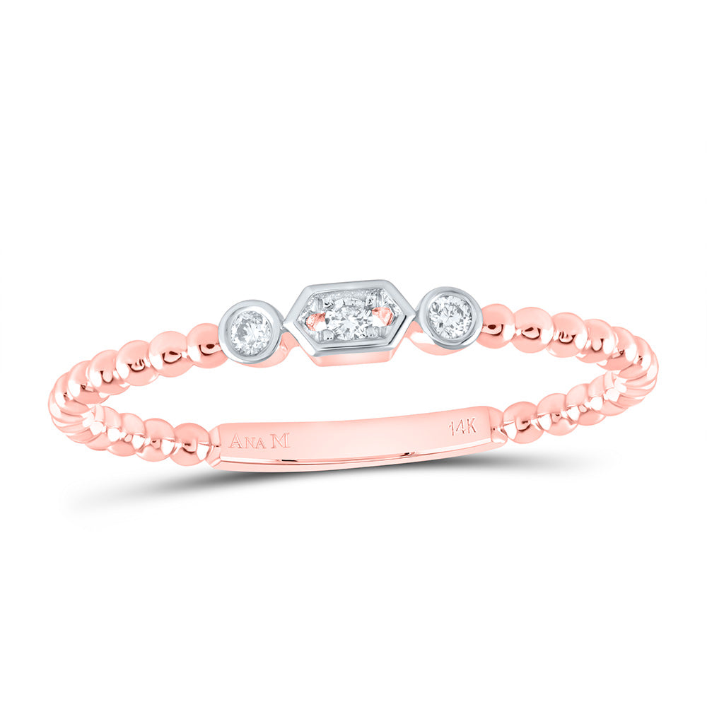14k Gold 1/20 CTW-Natural Diamond Fashion Ring