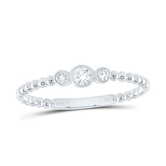 14k Gold 1/8 CTW-Natural Diamond Fashion Ring