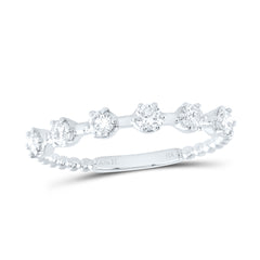 14k Gold 3/8 CTW-Natural Diamond Fashion Ring