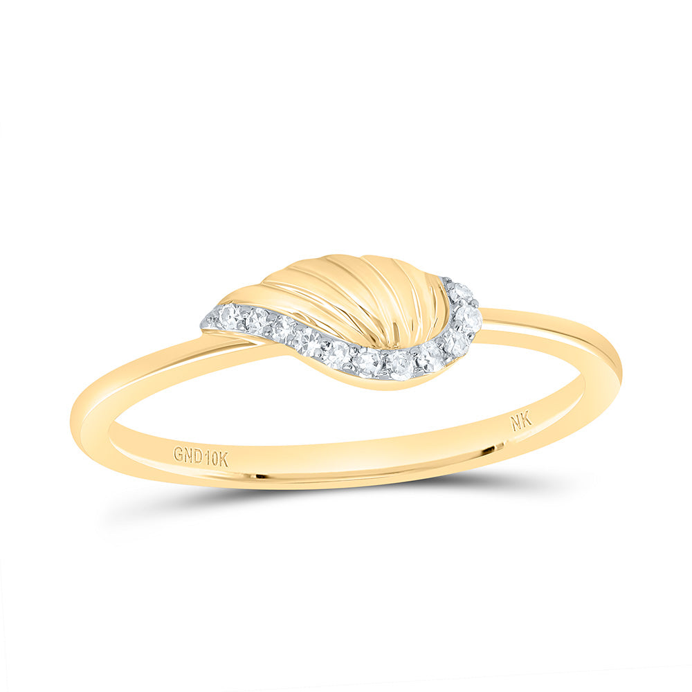 10k Gold 1/20 CTW-Natural Diamond Gift Ring