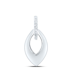 Sterling Silver 1/20 CTW-Natural Diamond Gift Pendant