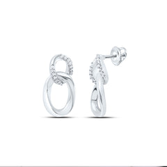 Sterling Silver 1/6 CTW-Natural Diamond Gift Earring