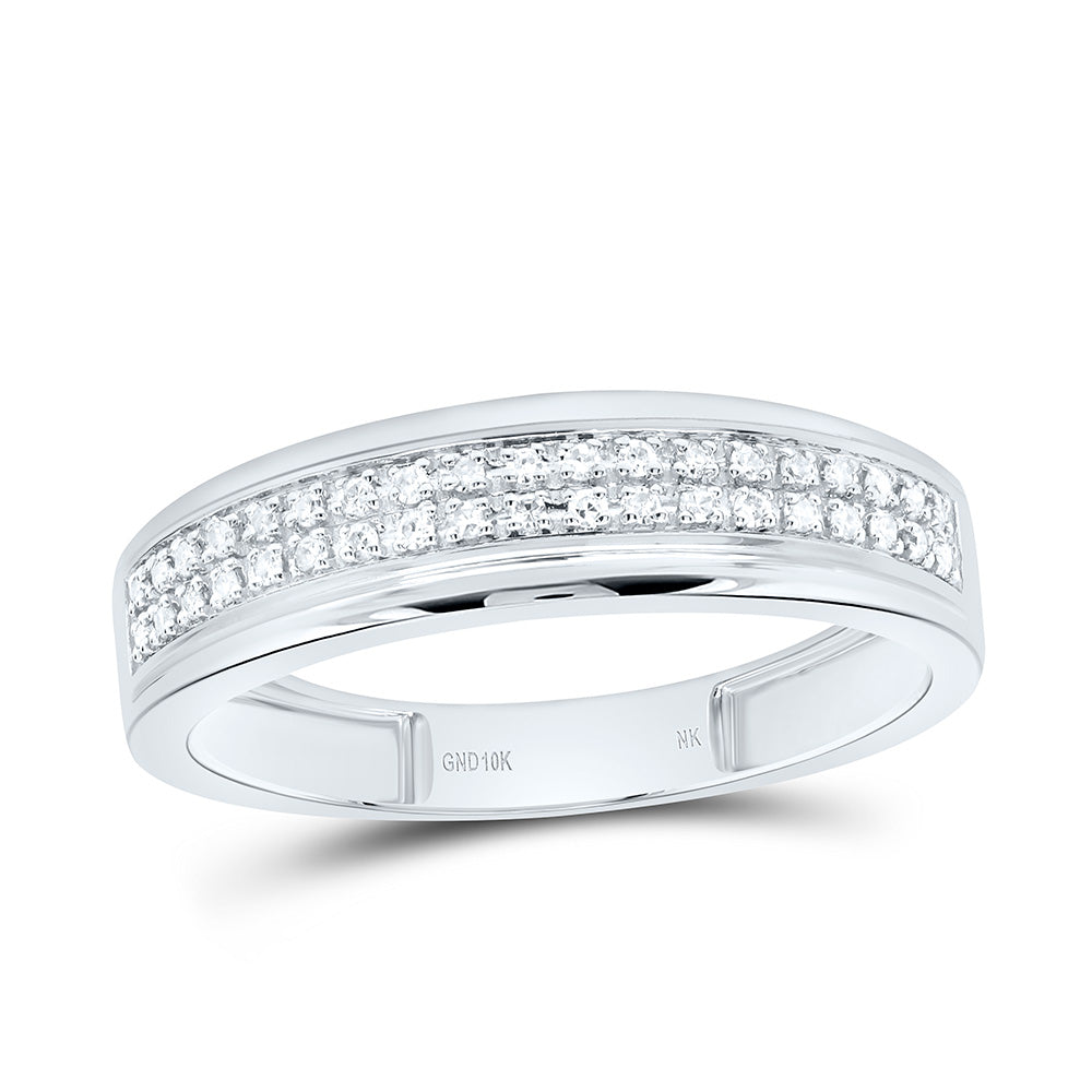 10k Gold 3/8 CTW-Natural Diamond Fashion Emerald Trio Set