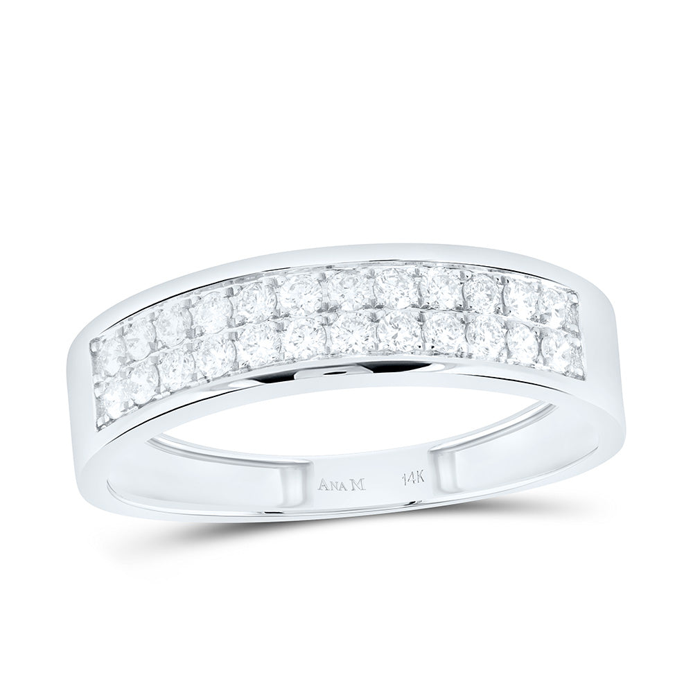 14k Gold 1 3/4 CTW-Natural Diamond Round Trio Set