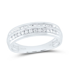 14k Gold 7/8 CTW-Natural Diamond Square Trio Set