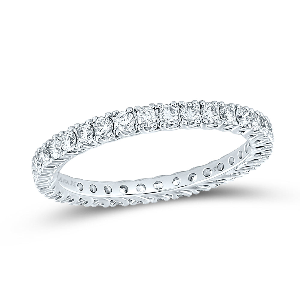 10k Gold 1 CTW-Natural Diamond Eternity Band-S 7