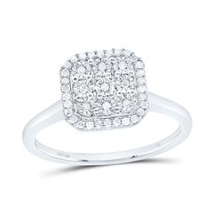 Sterling Silver 1/6 CTW-Natural Diamond Gift Ascher Fanuk Ring