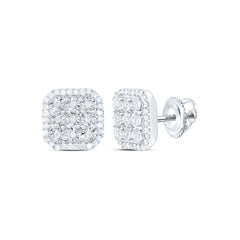 Sterling Silver 1/3 CTW-Natural Diamond Gift Ascher Fanuk Earring
