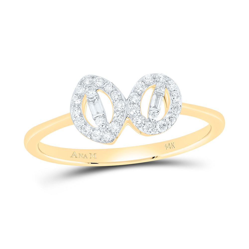 14k Gold 1/5 CTW-Natural Diamond Fashion Ring