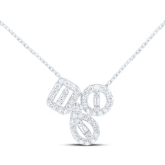 14k Gold 1/3 CTW-Natural Diamond Fashion Necklace (18 Inch )