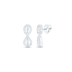 14k Gold 1/3 CTW-Natural Diamond Fashion Dangling Earring